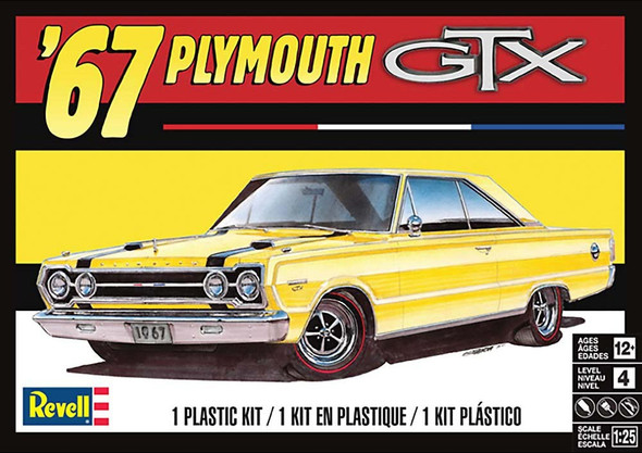 RMX85-4481 - Revell 1/25 1967 Plymouth GTX