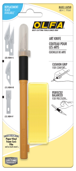 Olfa AK-4 Art Knife w/4 Assorted Blades