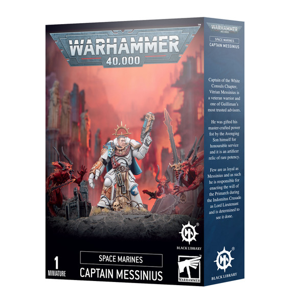 GAM55-30 - Games Workshop Warhammer 40K Space Marines: Captain Messinius