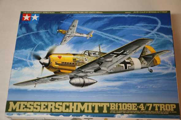 TAM61063 - Tamiya - 1/48 Messerschmitt Bf109E-4/7 TROP WWWEB10107324
