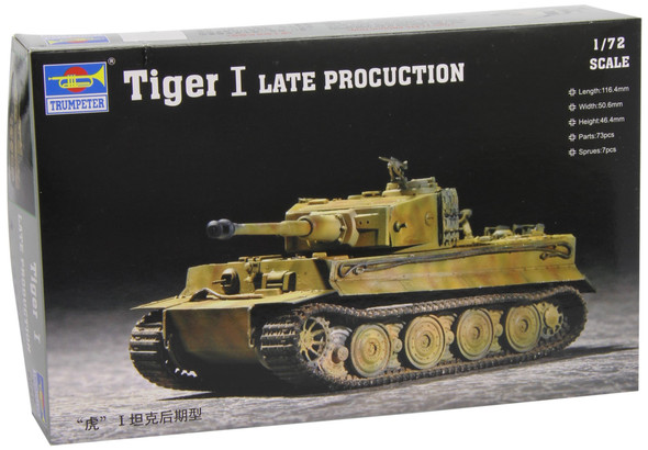 TRP07244 - Trumpeter 1/72 Tiger I Late Production