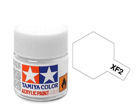 TAMXF2 - Tamiya - Flat White Acrylic - 10mL Bottle
