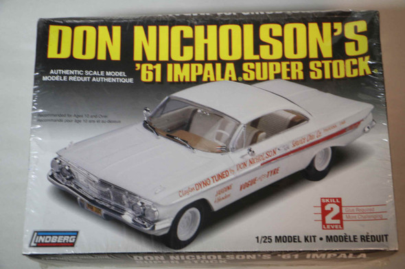 LIN72175 - Lindberg 1/25 1961 Impala Super Stock Super Stock Don Nicholson - WWWEB10107524