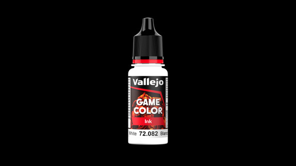 VLJ72082 - Vallejo Game Color White Ink - 18ml - Acrylic