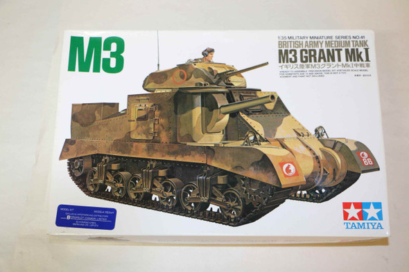 TAM35041 - Tamiya 1/35 M3 Grant Mk I British Army Medium Tank - WWHP112714