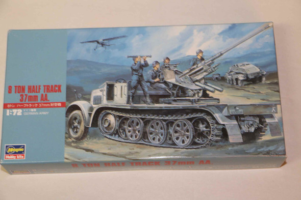 HAS31118 - Hasegawa 1/72 8 ton Half Track 37mm AA - WWWEB10107762