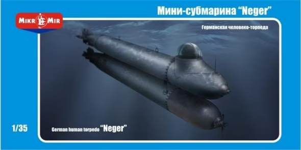 MOM35-001 - Mikro-Mir 1/35 German Human Torpedo "Neger"