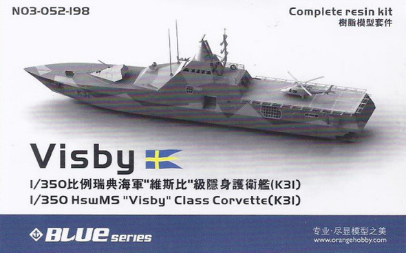 ORANO3-052-198 - Orange Hobby 1/350 Visby HswMS "Visby" Class Corvette (K31)