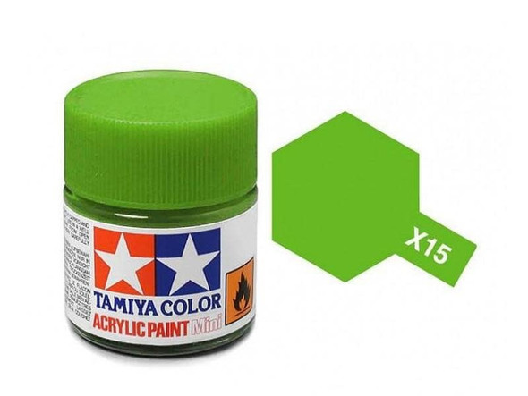 TAMX15 - Tamiya - Gloss Light Green Acrylic - 10mL Bottle