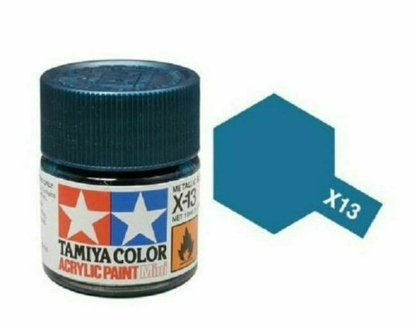TAMX13 - Tamiya - Gloss Met Blue Acrylic - 10mL Bottle