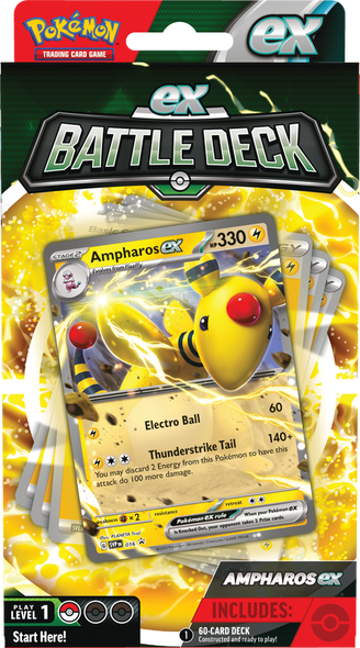 POK86025 - POKEMON BATTLE DECKS AMPHAROS EX