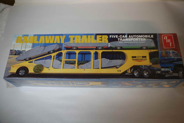 AMT8252 - AMT 1/25 Haulaway Trailer Five-car Automobile Transporter - WWWEB10108251