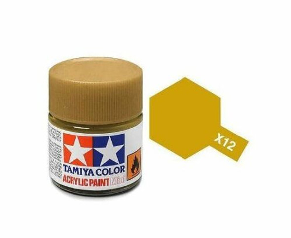 TAMX12 - Tamiya - Gloss Gold Leaf Acrylic - 10mL Bottle