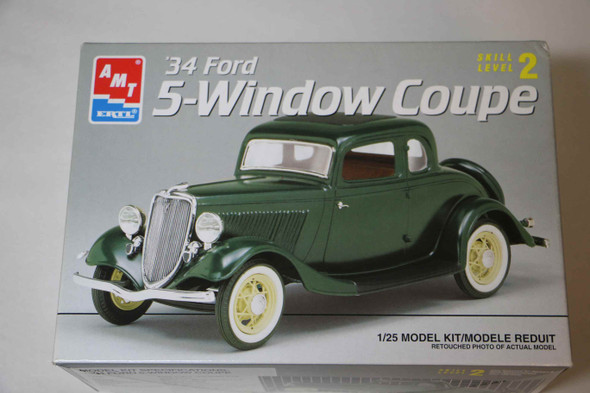 AMT8214 - AMT 1/25 34 Ford 5-Window Coupe - WWWEB10108427