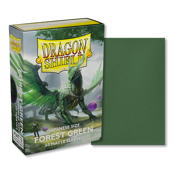 ARNAT11156 - Arcane Tinmen: Dragon Shield Sleeves Japanese Matte Forest Green