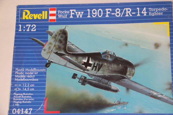 RAG04147 - Revell 1/72 Focke Wulf Fw190 F-8/R-14 Torpedo Fighter - WWWEB10108692