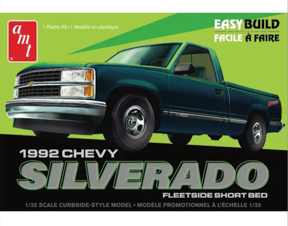 AMT1408 - AMT 1/25 1992 Chevy Silverado C1500 Fleetside Short Bed