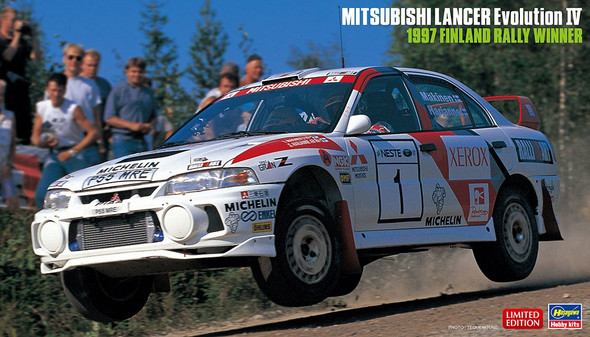 HAS20480 - Hasegawa 1/24 Mitsubishi Lancer Evolution IV - 1997 Finland Rally Winner