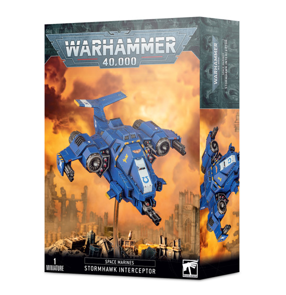 GAM48-42 - Games Workshop Warhammer 40K Space Marines Stormhawk Interceptor
