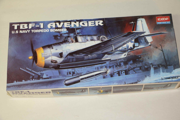ACA1651 - Academy 1/72 TBF-1 Avenger U.S. Navy Torpedo Bomber - WWWEB10108877