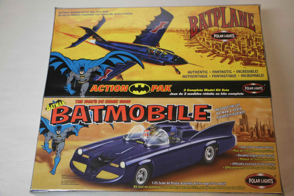 POL06908 - Polar Lights Batplane/Batmobile Action Pak - WWWEB10108875