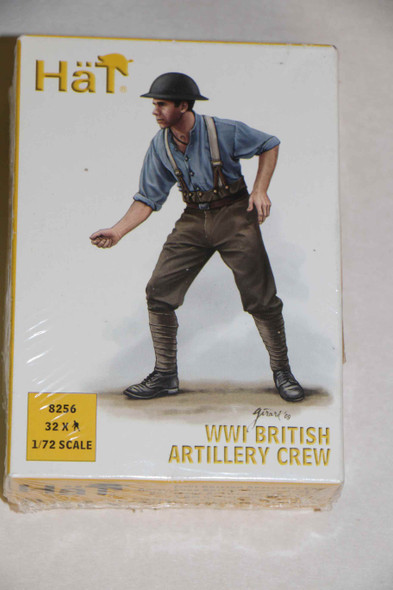 HAT8256 - HaT (HAT) 1/72 WWI Brit Artillery Crew (32) - WWWEB10108758