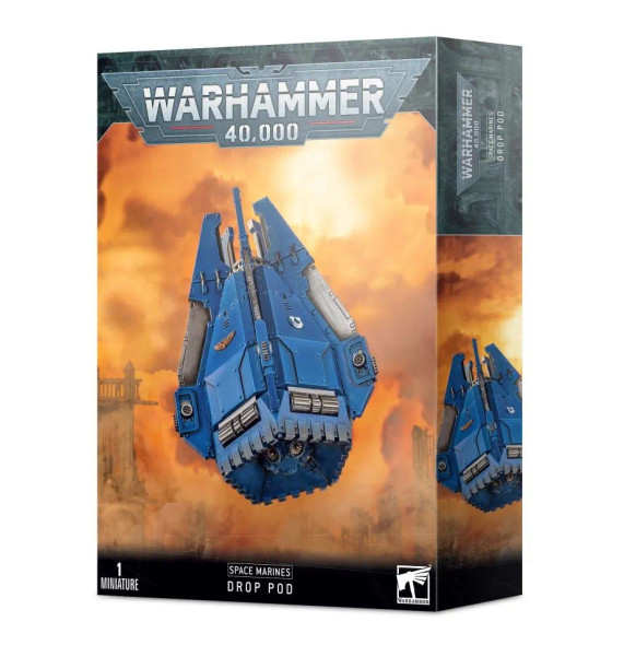 Games Workshop Warhammer 40K Space Marines Drop Pod