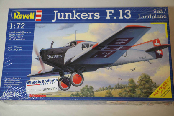 RAG04249 - Revell 1/72 Junkers F.13 Sea/Landplane - WWWEB10109085