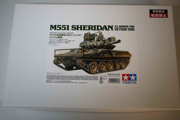 TAM25185 - Tamiya 1/35 M551 Sheridan U.S. Airborne Tank (Vietnam War) - WWWEB10109709