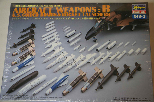 HAS36002 - Hasegawa 1/48 Aircraft Weapons B - US Guided Bombs & Rocket Launchers - WWWEB10109835