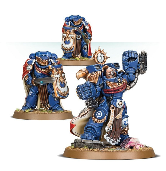 Games Workshop Warhammer 40K Ultramarines Marneus Calgar with Victrix Honour Guard