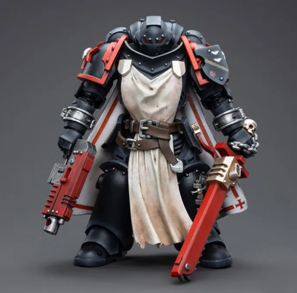 JOTJT3846 - Joy Toy Warhammer 40K: 1/18 Black Templars Primaris Sword Brethren Harmund