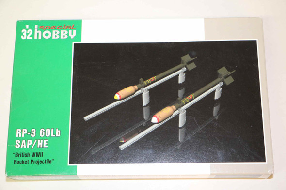 SPE32075 - Special Hobby 1/32 RP-3 60lb SAP/HE WWII British Projectile - WWWEB10109974