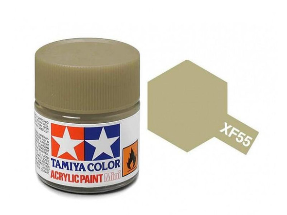 TAMXF55 - Tamiya - Flat Deck Tan Acrylic - 10mL Bottle