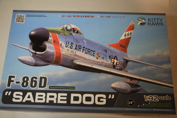 KITKH32007 - Kitty Hawk 1/32 F-86D Sabre Dog - WWWEB10109980