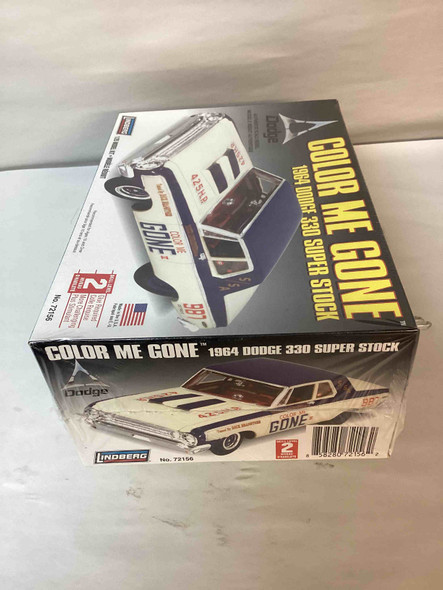 LIN72156 - Lindberg 1/25 1964 Dodge 330 Super Stock Color Me Gone - WWWEB10110088