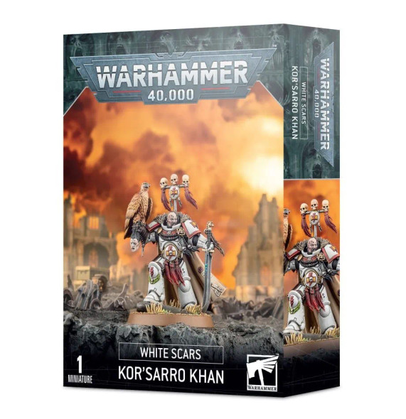 Games Workshop Warhammer 40K Space Marines White Scars Korsarro Khan