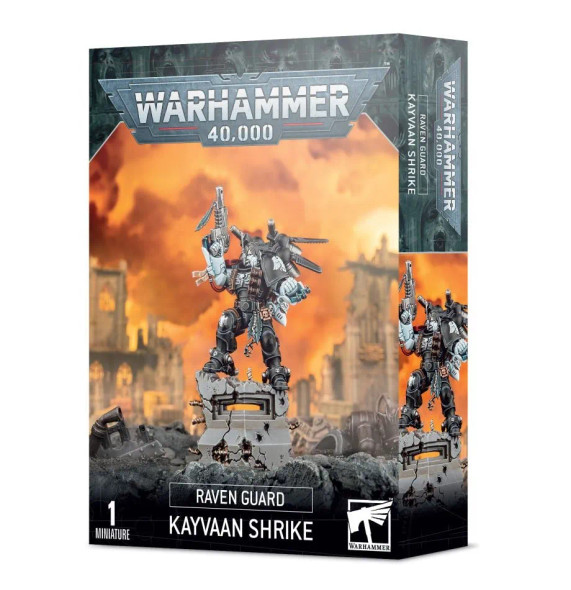 Games Workshop Warhammer 40K Space Marines: Raven Guard Kayvaan Shrike