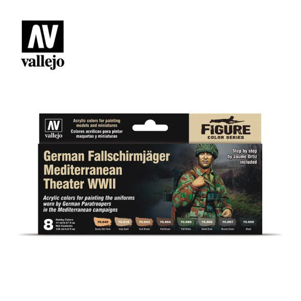 VLJ70188 - Vallejo German Fallschirmjäger Mediterranean Theater WWII