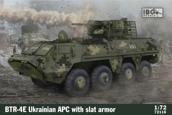 IBG72118 - IBG 1/72 BTR-4E Ukrainian APC with Slat Armour