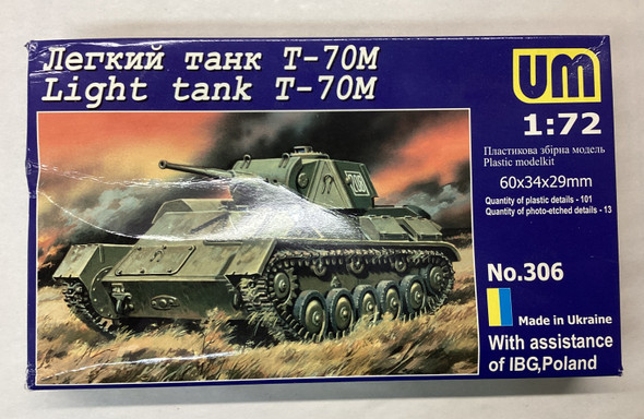 UMM306 - UM 1/72 T-70M Light Tank - WWWEB10110193