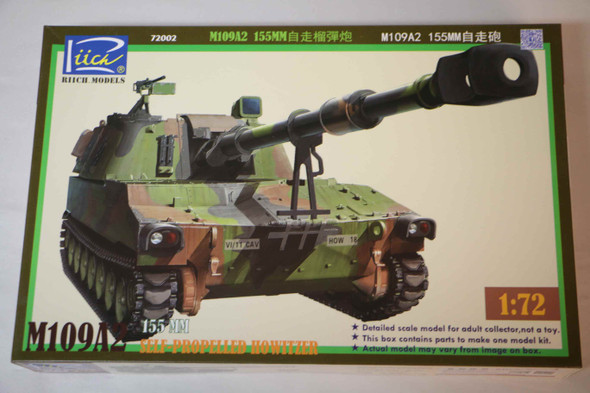 RII72002 - Riich Models 1/72 M109A2 155mm SP Howitzer - WWWEB10110221
