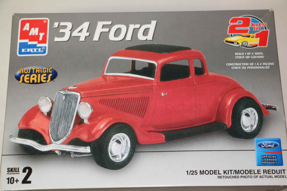 AMT38405 - AMT 1/25 1934 Ford 5-Window Coupe 2'n 1 - WWWEB10110260