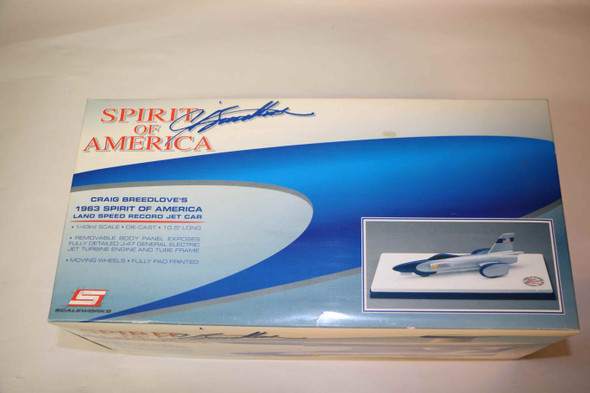 SCWSOA63C - Scaleworks 1/43 Craig Breedlove's 1963 Spirit of America - WWWEB10110264