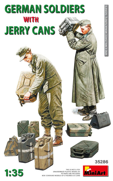 Miniart 1/35 German Soldiers with Jerry Cans