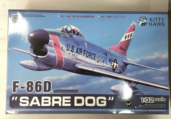 KITKH32007 - Kitty Hawk 1/32 F-86D Sabre Dog - WWWEB10110360