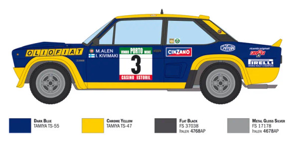 Italeri 1/24 Fiat 131 Abart Rally Oliofiat