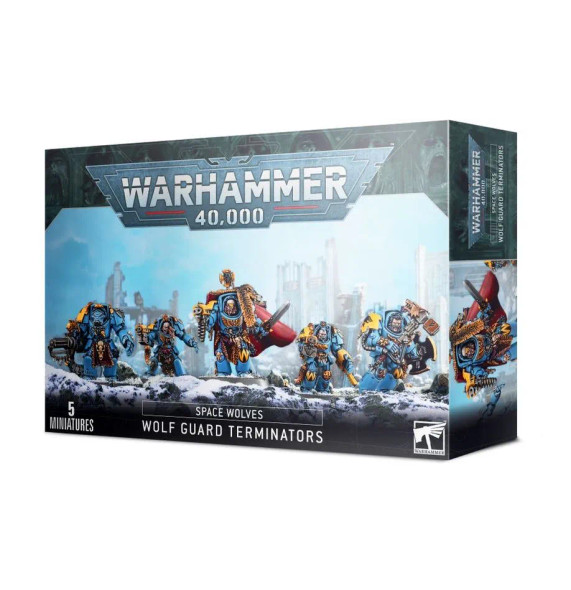 Games Workshop Warhammer 40K Space Marines: Space Wolves - Wolf Guard Terminators