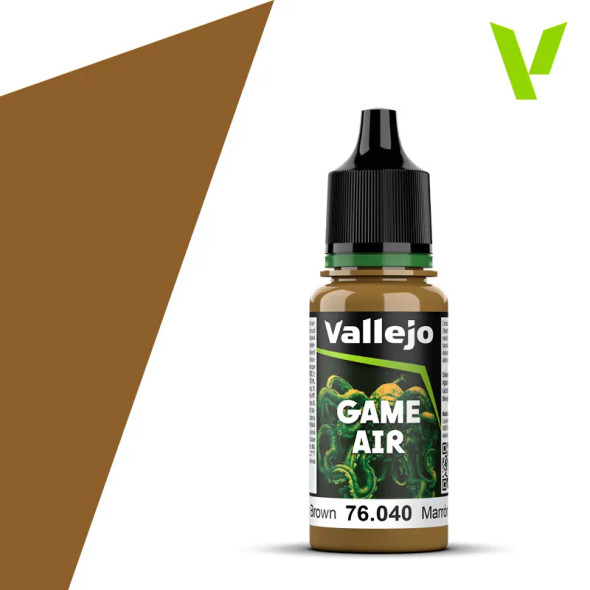 76040 Vallejo Game Air Leather Brown - 18ml - Acrylic