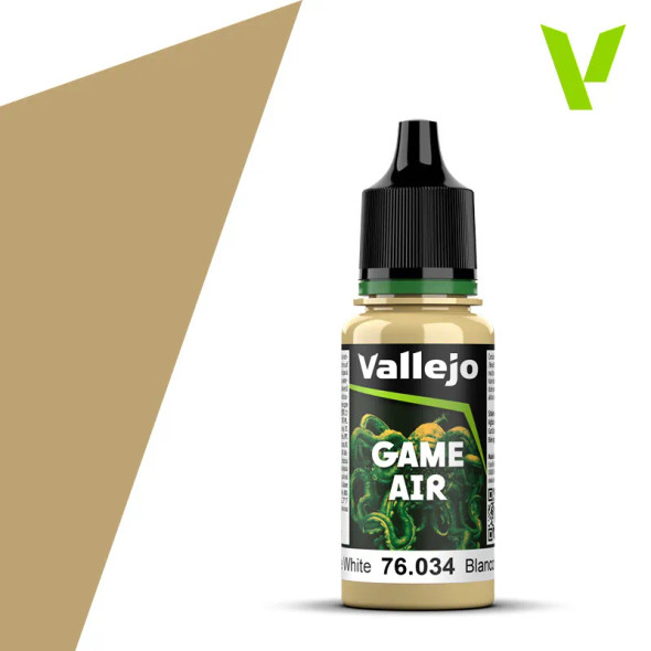 VLJ76034 Vallejo Game Air Bone White - 18ml - Acrylic VLJ76034 Vallejo Game Air Bone White - 18ml - Acrylic